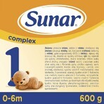 Sunar Complex 1 6×600 g, Säuglingsmilch, ab Geburt