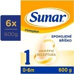 Sunar Complex 1 6×600 g, Säuglingsmilch, ab Geburt