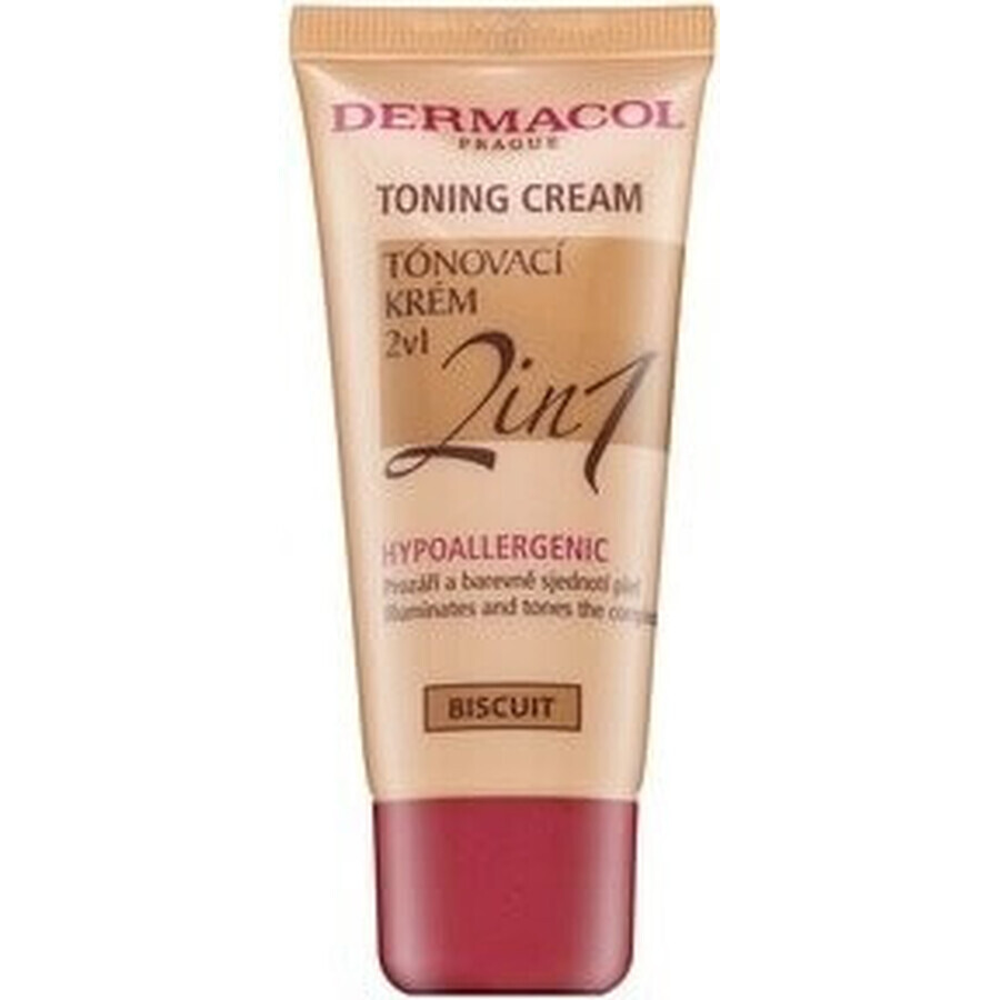 DERMACOL 2in1 Farbcreme 2in1 Farbton: BISCUIT 1×30 ml, 2in1 Farbcreme