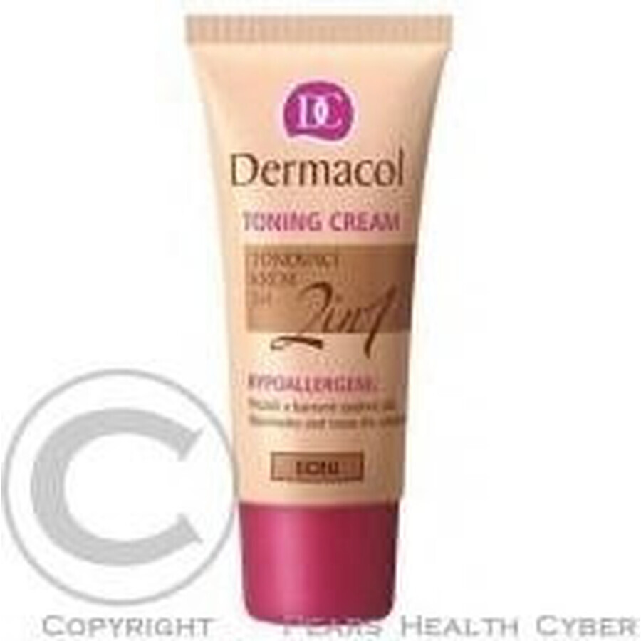 DERMACOL 2in1 Farbcreme 2in1 Farbton: BISCUIT 1×30 ml, 2in1 Farbcreme