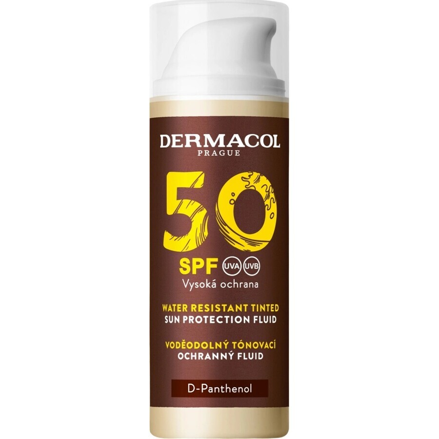 Dermacol SUN Farbiges Gesichtsfluid SPF 50 1×50 ml, Gesichtsfluid