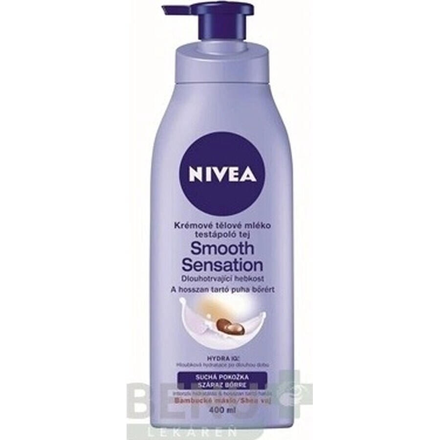 NIVEA BODY CREAM MILK Smooth Sensation 1×400 ml, lait corporel