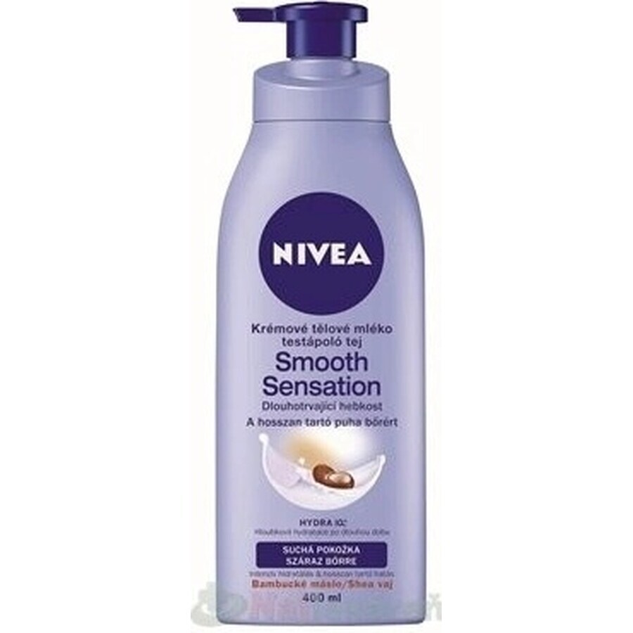 NIVEA BODY CREAM MILK Smooth Sensation 1×400 ml, lait corporel