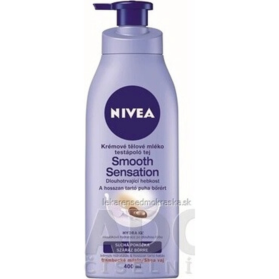 NIVEA BODY CREAM MILK Smooth Sensation 1×400 ml, lait corporel