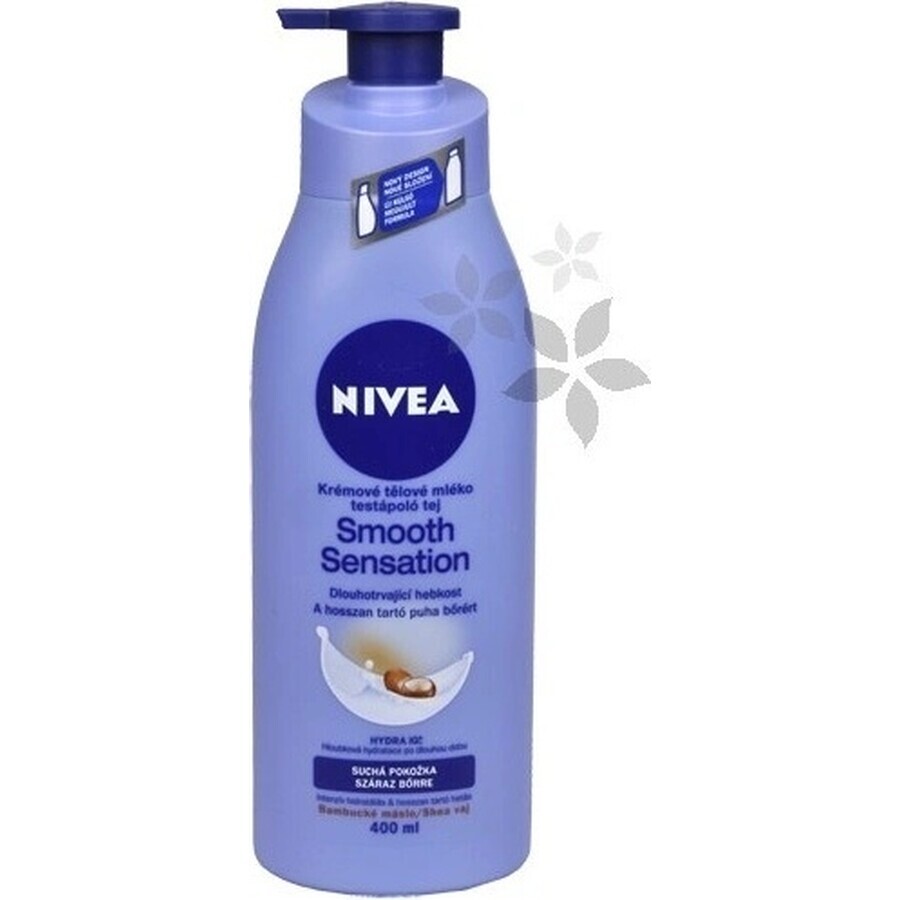 NIVEA BODY CREAM MILK Smooth Sensation 1×400 ml, lait corporel