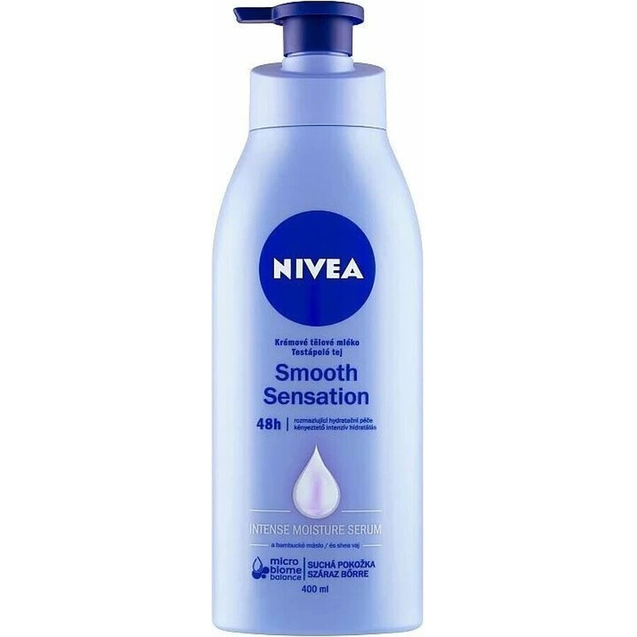 NIVEA BODY CREAM MILK Smooth Sensation 1×400 ml, lait corporel