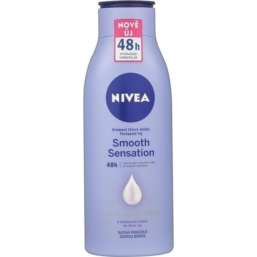 NIVEA BODY CREAM MILK Smooth Sensation 1×400 ml, lait corporel