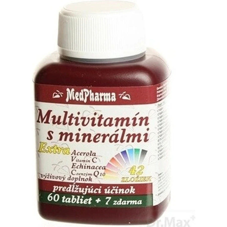 MedPharma MULTIVITAMIN WITH MINERALS EXTRA 42 INGREDIENTS 1×67 tbl, food supplement