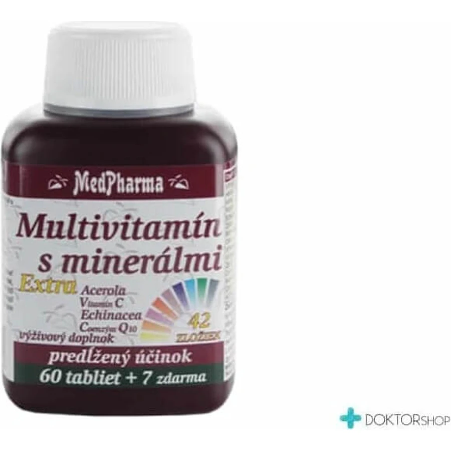 MedPharma MULTIVITAMIN WITH MINERALS EXTRA 42 INGREDIENTS 1×67 tbl, food supplement