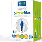 Imunit 5PreveMax 1×80 tbl, (cu nucleotide și betaglucan)