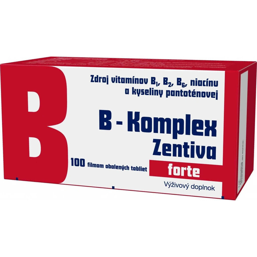 B-Komplex Zentiva forte 100 tbl 1×100 tbl, vitamina B