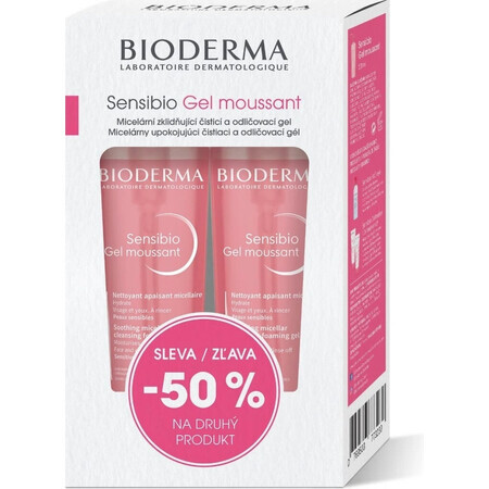 BIODERMA Sensibio Gel 200ml 1+1 Festival 2×200ml, reinigingsgel