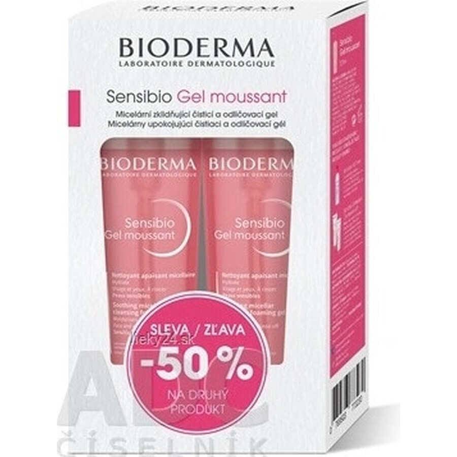 BIODERMA Sensibio Gel 200ml 1+1 Festival 2×200ml, reinigingsgel