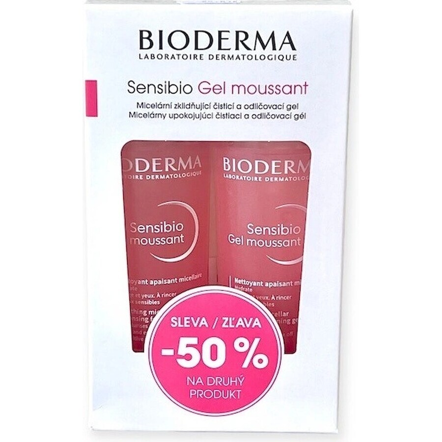 BIODERMA Sensibio Gel 200ml 1+1 Festival 2×200ml, reinigingsgel