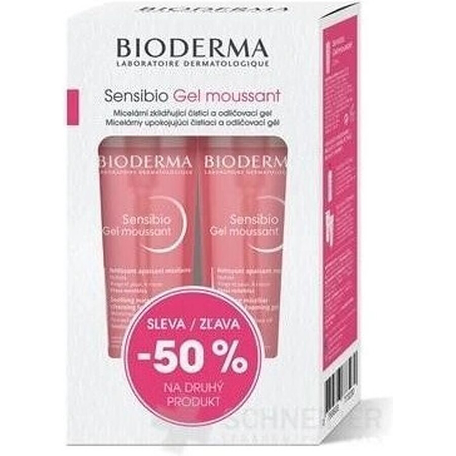 BIODERMA Sensibio Gel 200ml 1+1 Festival 2×200ml, reinigingsgel