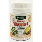 JutaVit Vitamina C 1000 mg con rosa mosqueta + vitamina D3 1×100 tbl, Vitamina C 1000 mg con rosa mosqueta + vitamina D3
