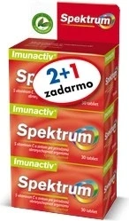 Spektrum Imunaktiv 90 tbl 2+1 Promo VB24 1x1 Set, praktisches Multivitaminpaket für die Immunität