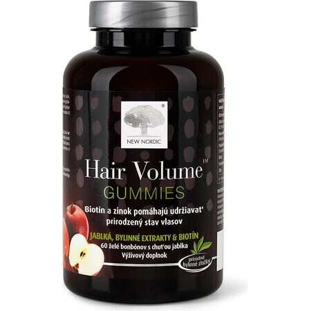 NEW NORDIC Hair Volume GUMMIES 1×60 pcs, nutritional supplement