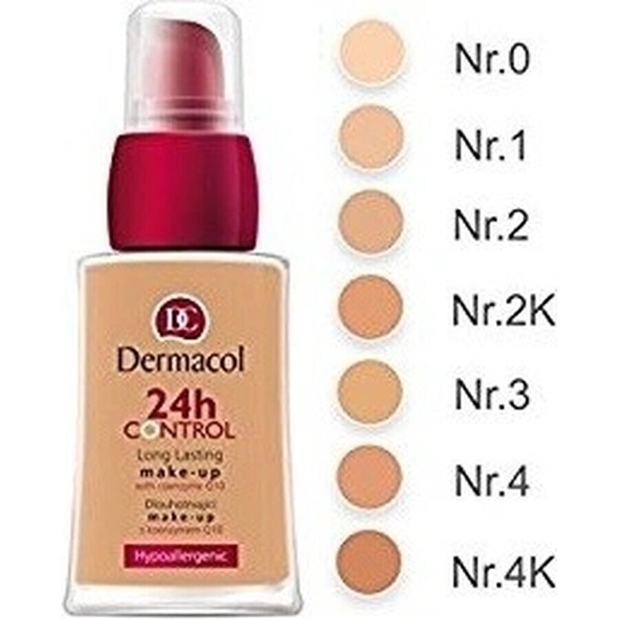 DERMACOL MAKE-UP 24H CONTROL 0 1×30 ml, Schminke