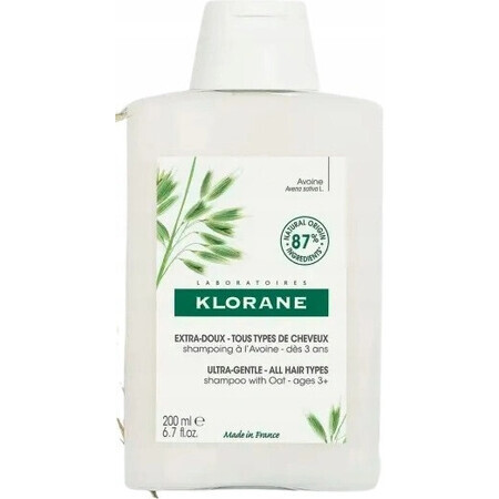 KLORANE SHAMPOOING with Oats 1×200 ml, shampoo