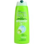 Garnier Fructis Champú Limpiador Anticaspa para todo tipo de cabellos con caspa 1×250 ml, champú