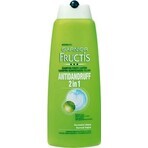 Garnier Fructis Champú Limpiador Anticaspa para todo tipo de cabellos con caspa 1×250 ml, champú