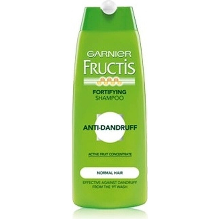 Garnier Fructis Champú Limpiador Anticaspa para todo tipo de cabellos con caspa 1×250 ml, champú