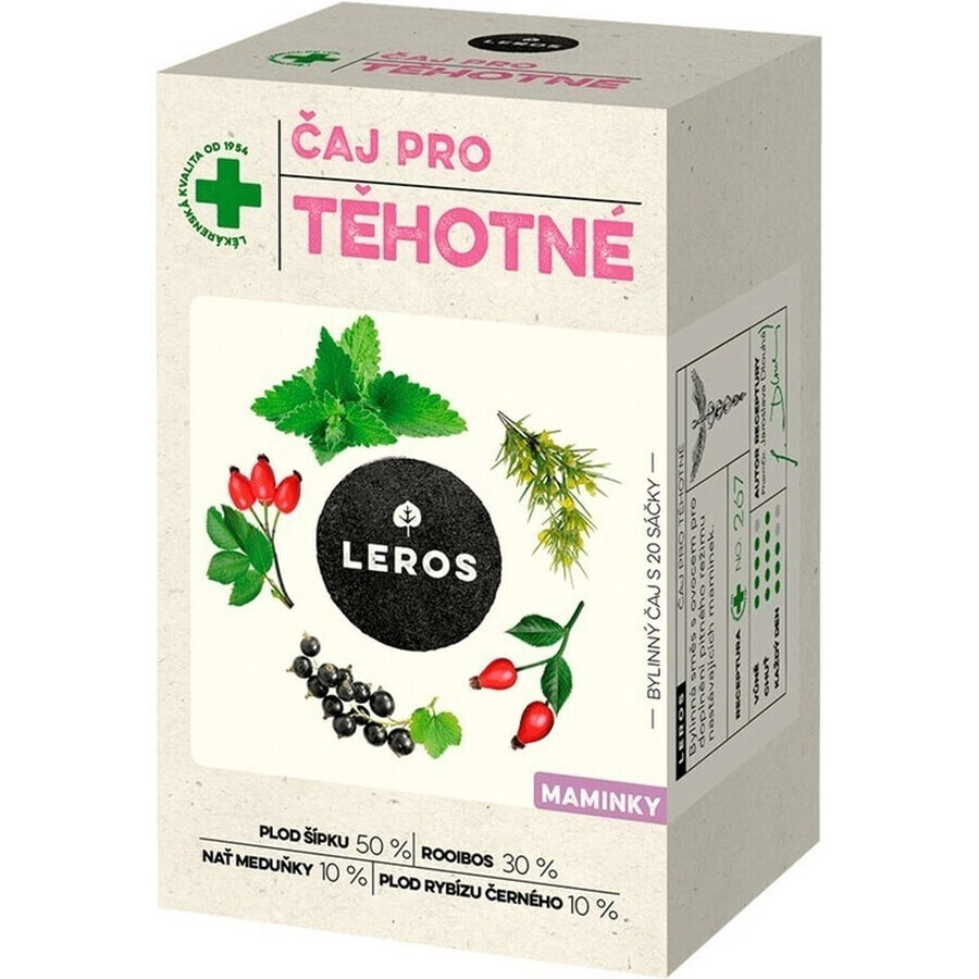 LEROS TEA FOR PREGNANT MOMS 20×2 g, Kräutertee für werdende Mütter