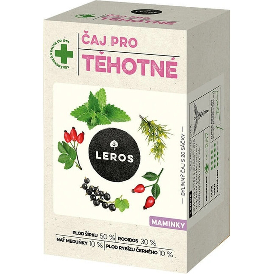 LEROS TEA FOR PREGNANT MOMS 20×2 g, Kräutertee für werdende Mütter