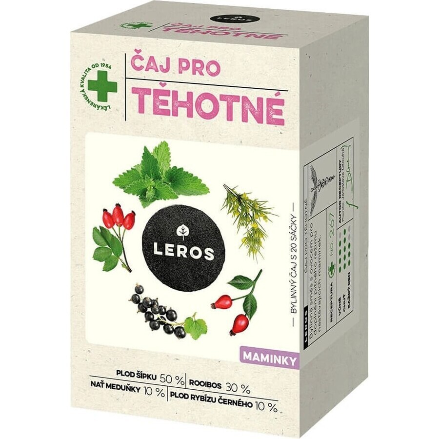 LEROS TEA FOR PREGNANT MOMS 20×2 g, Kräutertee für werdende Mütter