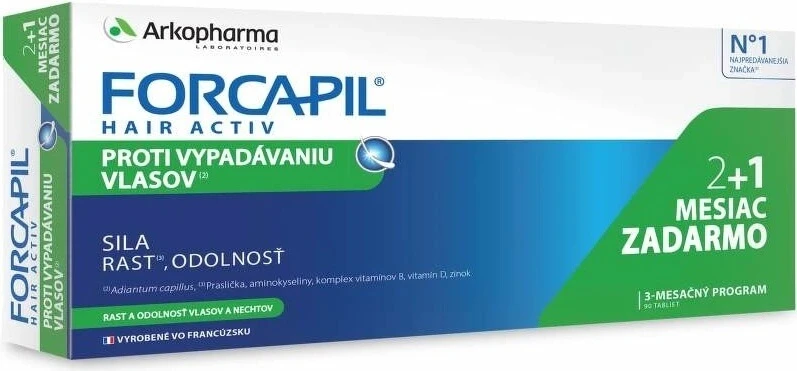 FORCAPIL HAIR ACTIV 3×30 tbl, (90 Stück)