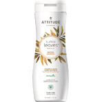 ATTITUDE Naturshampoo Superblätter mit entgiftender Wirkung - Glanz und Volumen für feines Haar 1×473 ml, Naturshampoo