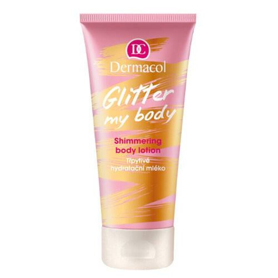 Dermacol Glitter my body Glitter feuchtigkeitsspendende Lotion 1×200 ml, Körperlotion