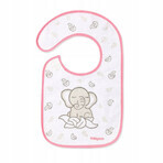 BABYONO Frottee-Lätzchen, mittel, wasserdicht Elefant 6m+ 1×1 St.