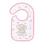 BABYONO Frottee-Lätzchen, mittel, wasserdicht Elefant 6m+ 1×1 St.