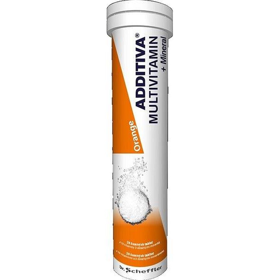 ADDITIVA  MULTIVITAMIN + Mineral, Naranja 1×20 tbl