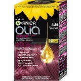 Garnier Olia permanente Haarfarbe 4.26 rosa-violett 1×1 Set, permanente Haarfarbe