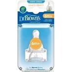 Dr.BROWN'S OPTIONS+ LEVEL 3 1×2, smal, siliconenspenen 6m+