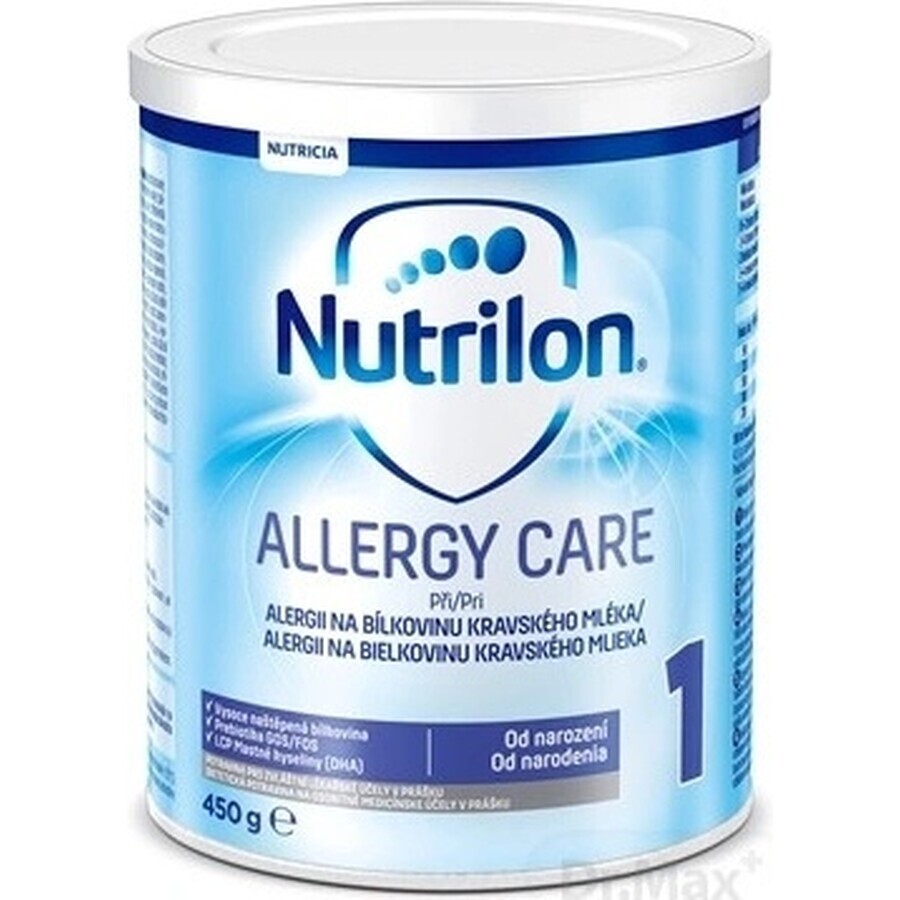 Nutrilon ALLERGY DIGESTIVE CARE 1×450 g, lait maternisé, dès la naissance