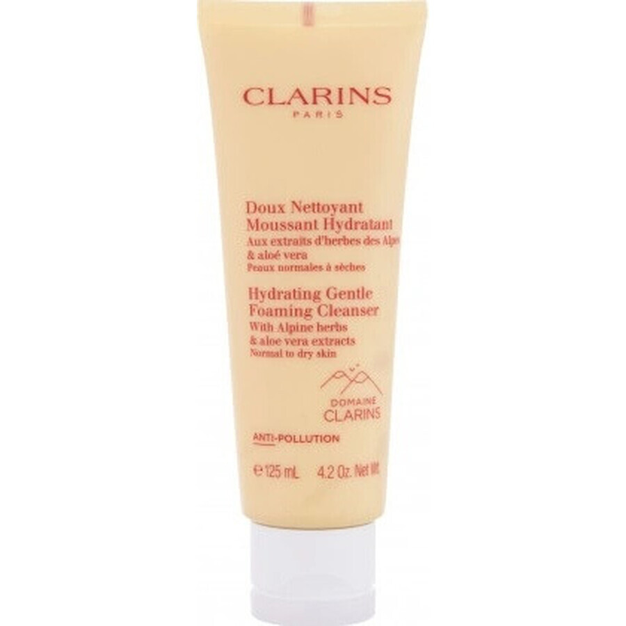 Clarins Gentle Moisturising Cleansing Foam for Normal to Dry Skin 1×125 ml, Spumă de curățare