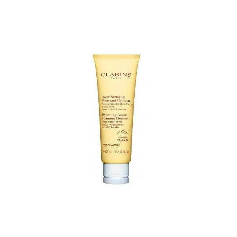 Clarins Gentle Moisturising Cleansing Foam for Normal to Dry Skin 1×125 ml, Spumă de curățare