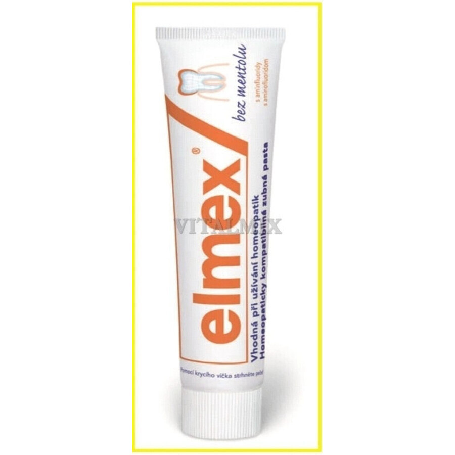 ELMEX MENTHOL-FREE TOOTH PASTE 1×75 ml, mentholfrei