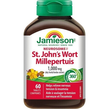 Jamieson's St John's Worth 60tbl / Neurosome St John's Wort 1×60 tbl, food supplement