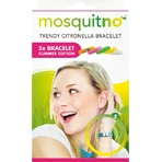 MosquitNo Sommerarmband mit Citronella-Geruchsverschluss, verstellbare Größe 1×5 Stück, Moskito-Armbänder