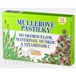 MÜLLER LOZENGES WITH SKOR. MAT. DAUGHTER AND VIT. C 1×12 pcs, for cough