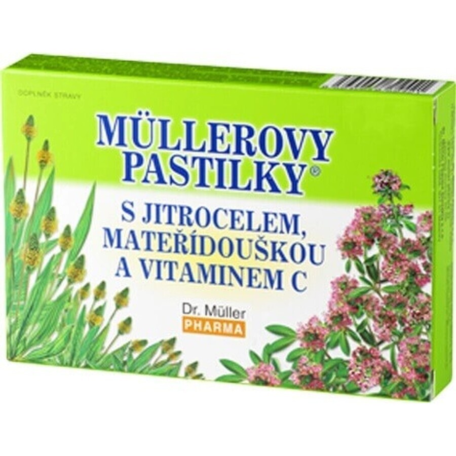 MÜLLER LOZENGES WITH SKOR. MAT. DAUGHTER AND VIT. C 1×12 pcs, for cough