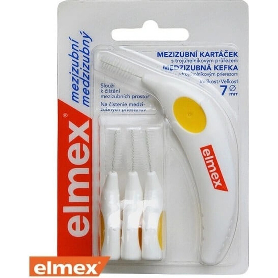 ELMEX INTERDENTAL No.7 YELLOW 1x4 Stück, Interdentalbürsten