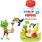 HiPP HiPPis 100% Frucht HiPPis Apfel Banane Erdbeere 1×100 g, Fruchtsnack