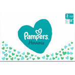 PAMPERS HARMONIE BABY DIAPERS V.3 6-10KG 186KS 1×186 Stück, Windeln Größe 3