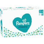 PAMPERS HARMONIE BABY DIAPERS V.3 6-10KG 186KS 1×186 Stück, Windeln Größe 3